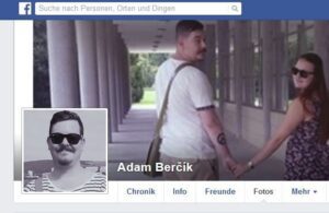 Adam Berčík von der tschechischen „Generace Identity“