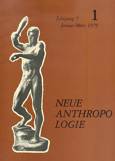 Cover der mittlerweile eingestellten Zeitschrift "Neue Anthropologie"