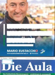 Ganzseitiges Inserat in der Aula für die Grazer FPÖ - Bildquelle: SOS Mitmensch