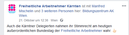 FA Kärnten am ao. Bundestag