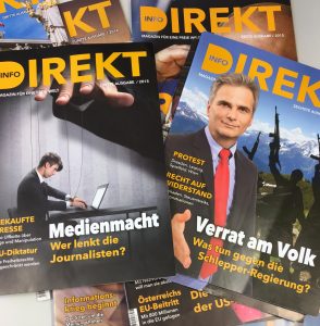 Das rechtsextreme Printprodukt "Info-Direkt", das eifrig gegen die "Lügenpresse" wettert, schreibt eifrig von ihr ab - ohne dies zu kennzeichnen.