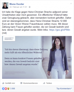 Muna Duzdar erklärt ihr Übereinkommen - und erhält dafür viel Zustimmung.