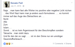 Wofür "NAZI" auch stehen könnte: Nicht - Alle - Zum - Islam.