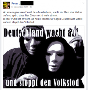 Sascha L. alias Peter U. postet Inhalte der „Unsterblichen“