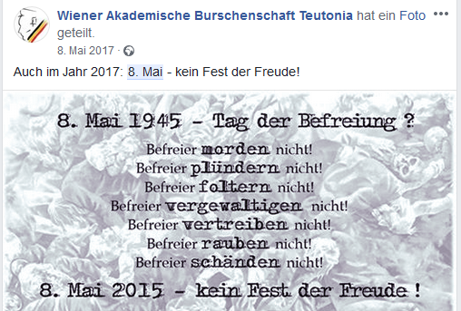 Teutonia: "kein Fest der Freude" am 8. Mai