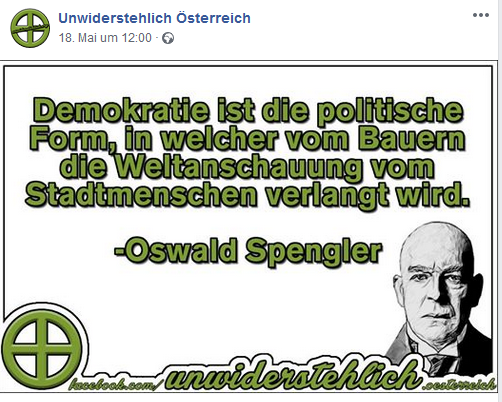 Unwiderstehlich: Antidemokrat Spengler