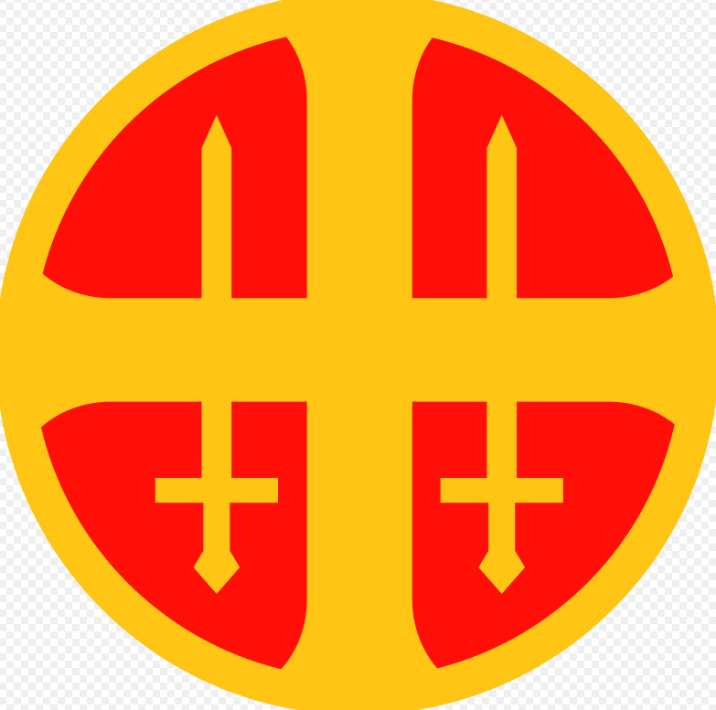 Emblem "Hirden", der NS-freundlichen paramilitärischen Organisation während der Nazi-Besetzung in Norwegen