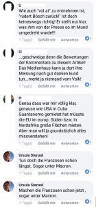 Kommentare zu Reinhard Bösch auf dessen FB-Account