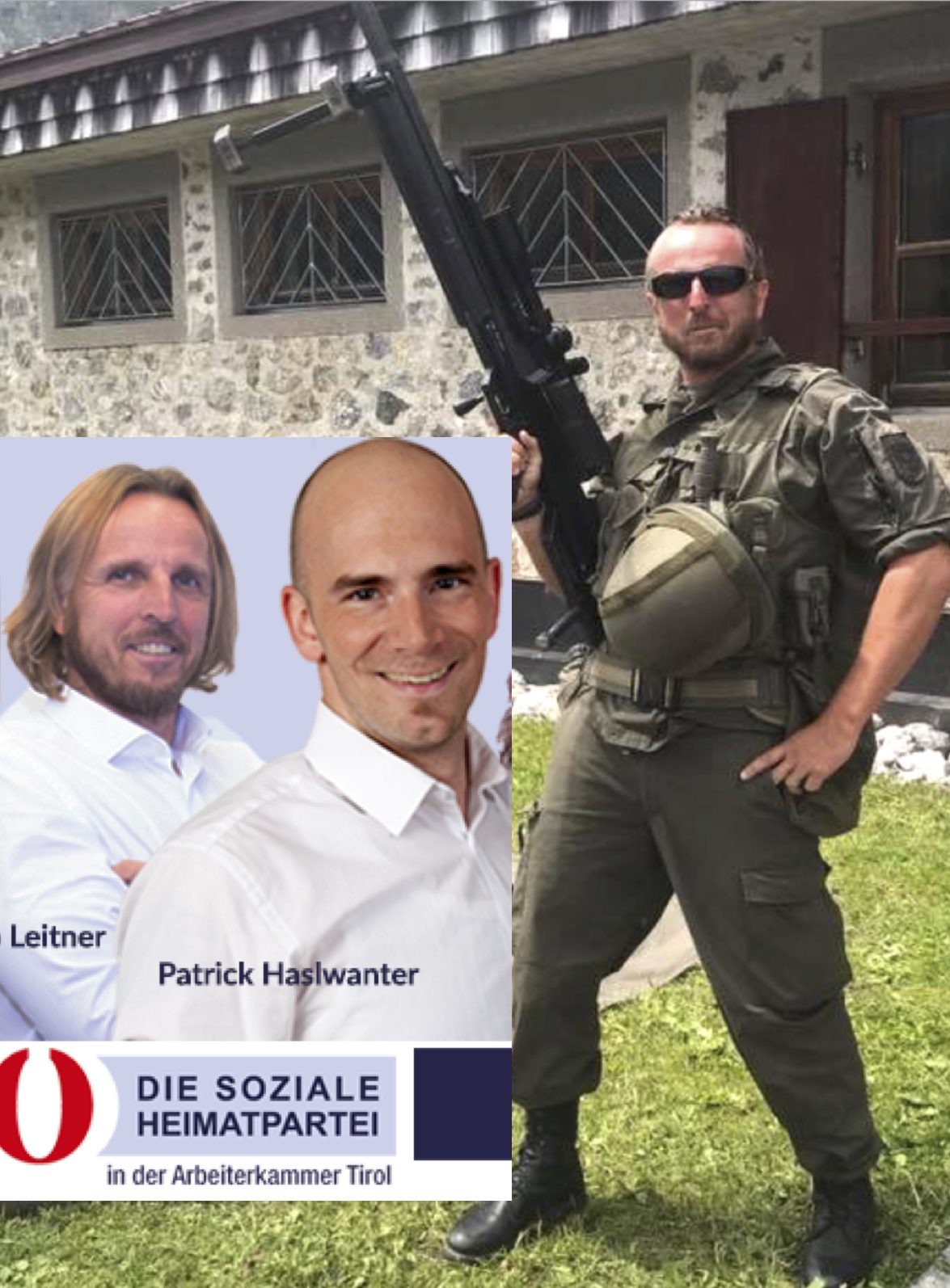 Leitner als Rambo und als Kandidat für die AK-Wahl 2019