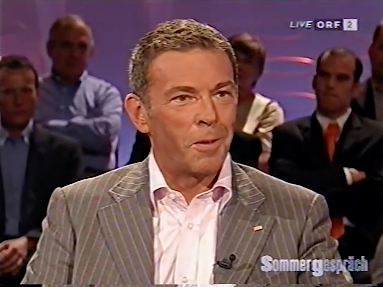 Haider ORF-Sommergespräch 2005 (Screenshot)