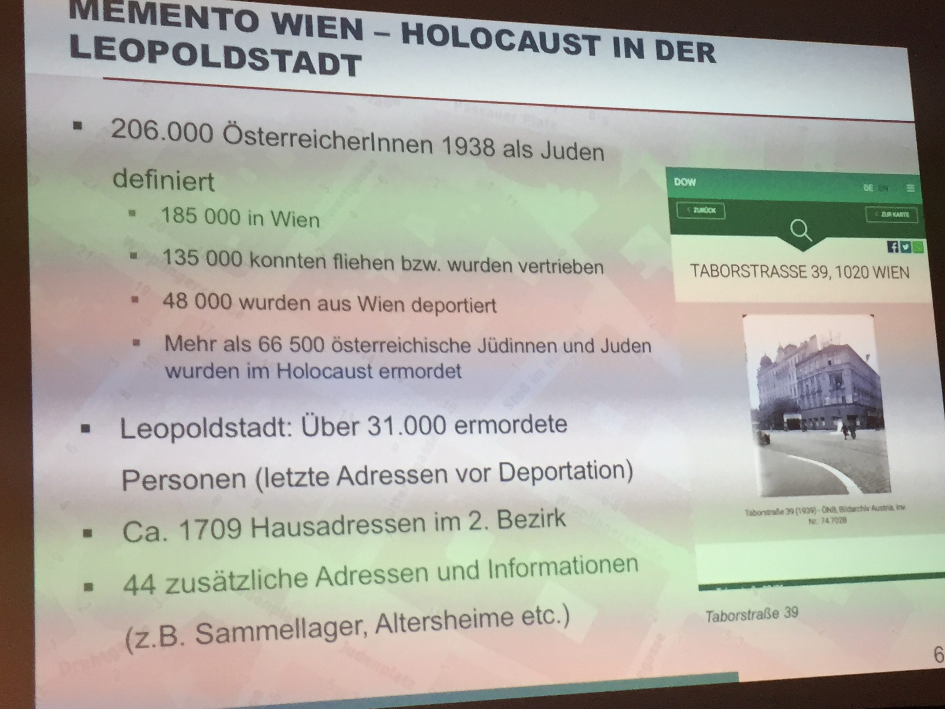 Memento Wien: Der Holocaust in der Leopoldstadt