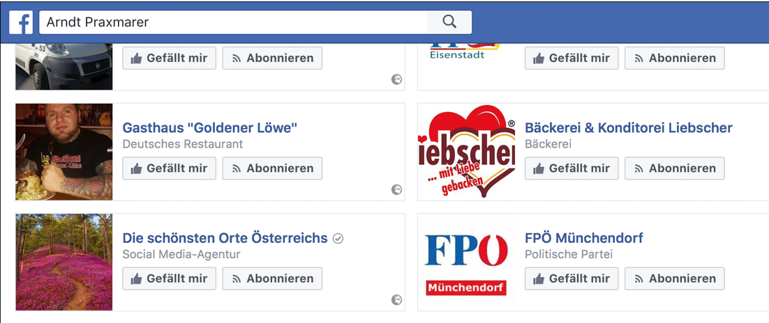 Arndt Praxmarer likt das Neonazi-Gasthaus "Goldener Löwe" (Screenshot FPÖ-Fails)