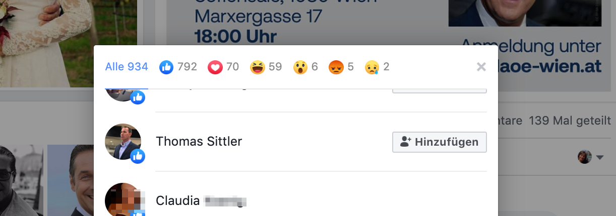Like für Strache/DAÖ: Thomas Sittler