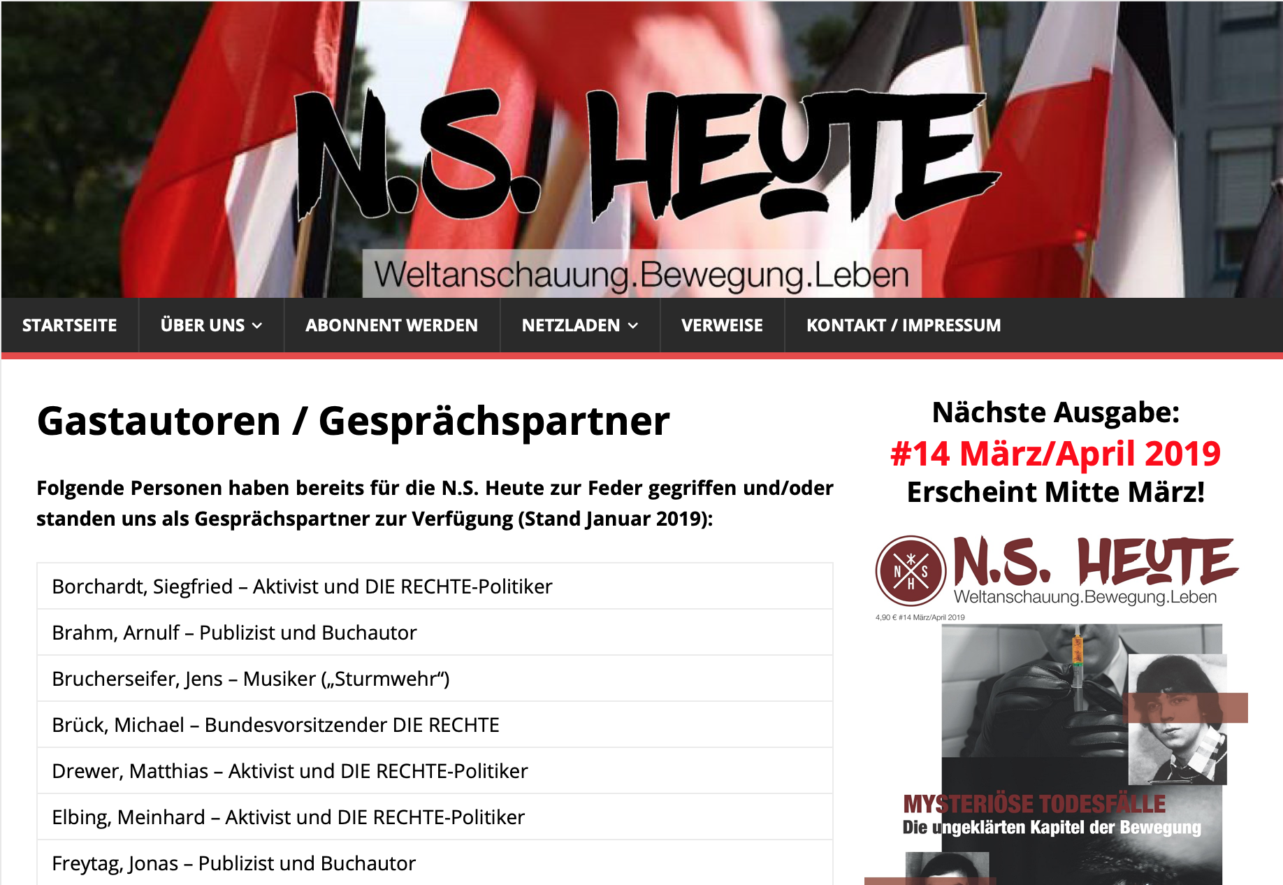 Website N.S. Heute