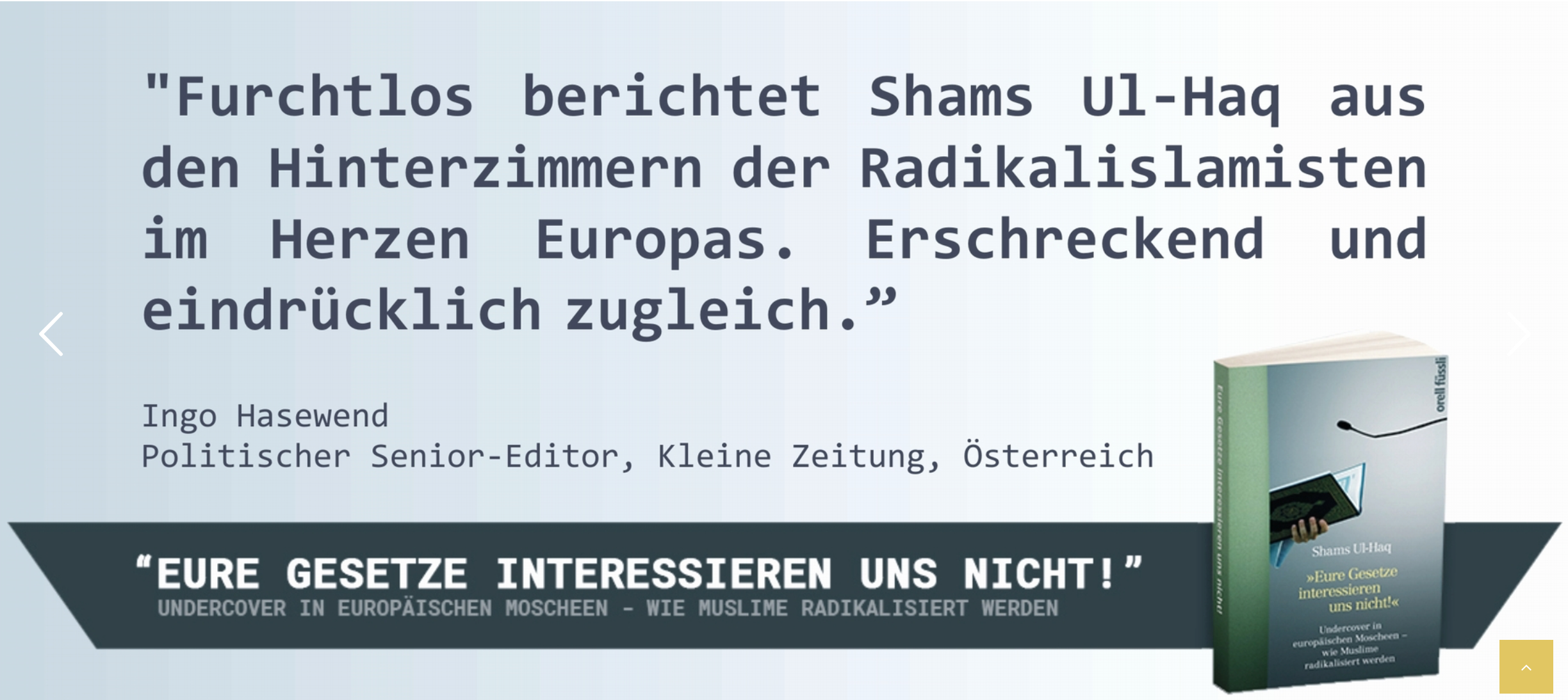 Zitat "Kleine Zeitung" (Screenshot Website https://shamsulhaq.de)