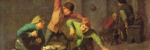 Bauernrauferei beim Kartenspiel (Adriaen Brouwer – https://de.wikipedia.org/wiki/Datei:Adriaen_Brouwer,_Bauernrauferei_beim_Kartenspiel_(c._1630–1640).jpg)