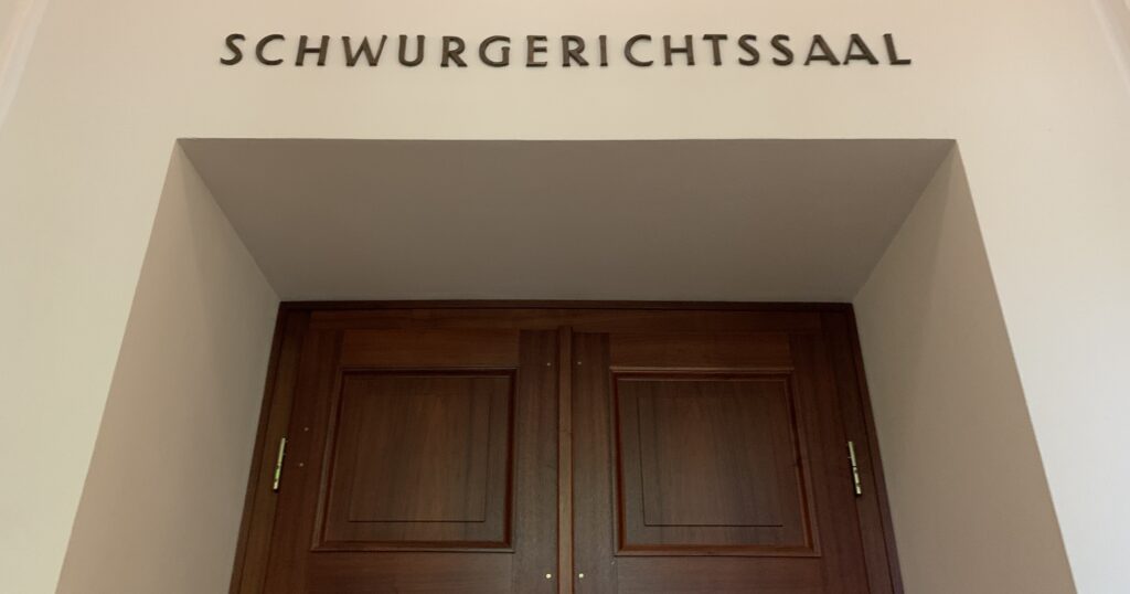 Schwurgerichtssaal Landesgericht Wiener Neustadt (© SdR)