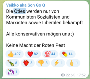 Veikko Stölzer: "Keine Macht der Roten Pest" (Screenshot TG)