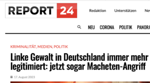 Fakemeldung durch Report24 (17.8.23)