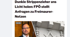 Das rechtsextreme Portal "Der Status" reagiert auf die FPÖ-Anfrage mit einer entsprechenden Steigerung der Verschwörungsphantastik (Screenshot 12.12.2023) 
