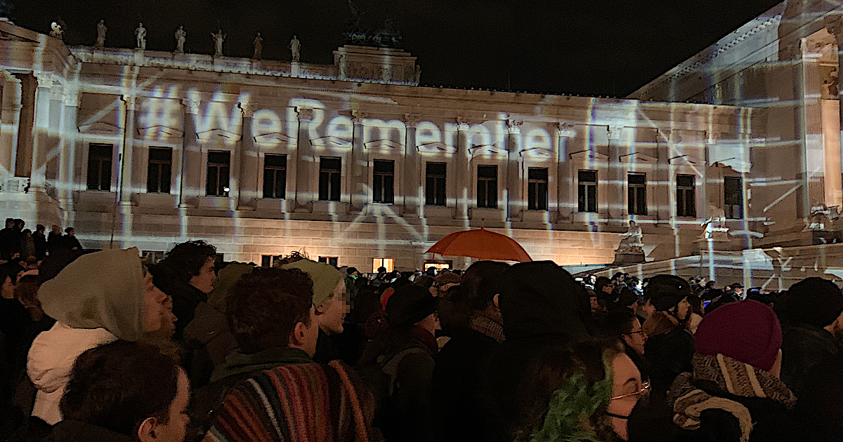 Demonstration 26.1.24 Wien/Parlament (© SdR)