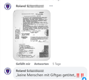 Roland S.: Lachout-Dokument als Kommentar auf zahlreichen FB-Profilen
