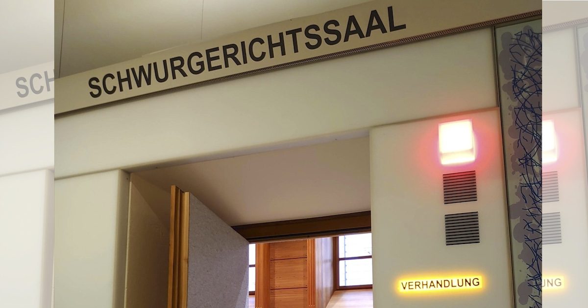 Verhandlung im Schwurgerichtssaal LG Innsbruck (© SdR)