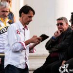 Martin Rutter bei einer Demonstration am 19.9.20 mit Gottfried Küssel (Foto: Presseservice Wien)