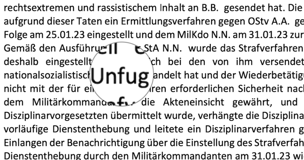 "nationalsozialistischer Unfug" (Bundesdisziplinarbehörde)