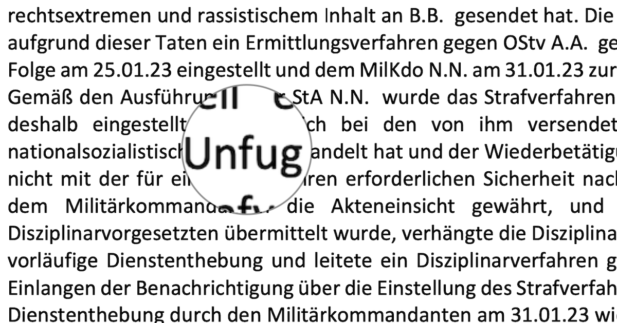 "nationalsozialistischer Unfug" (Bundesdisziplinarbehörde)