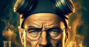 Der Breaking Bad-Chemielehrer (KI-generiert)