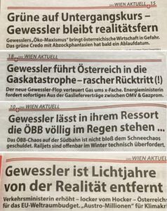 Kampagnenjournalismus von "Das Wien" – gegen Gewessler