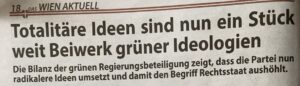 Kampagnenjournalismus von "Das Wien" gegen Grüne
