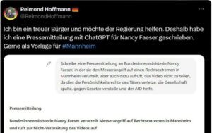 Fake-Presseaussendung durch AfD-Mitarbeiter (31.5.24)