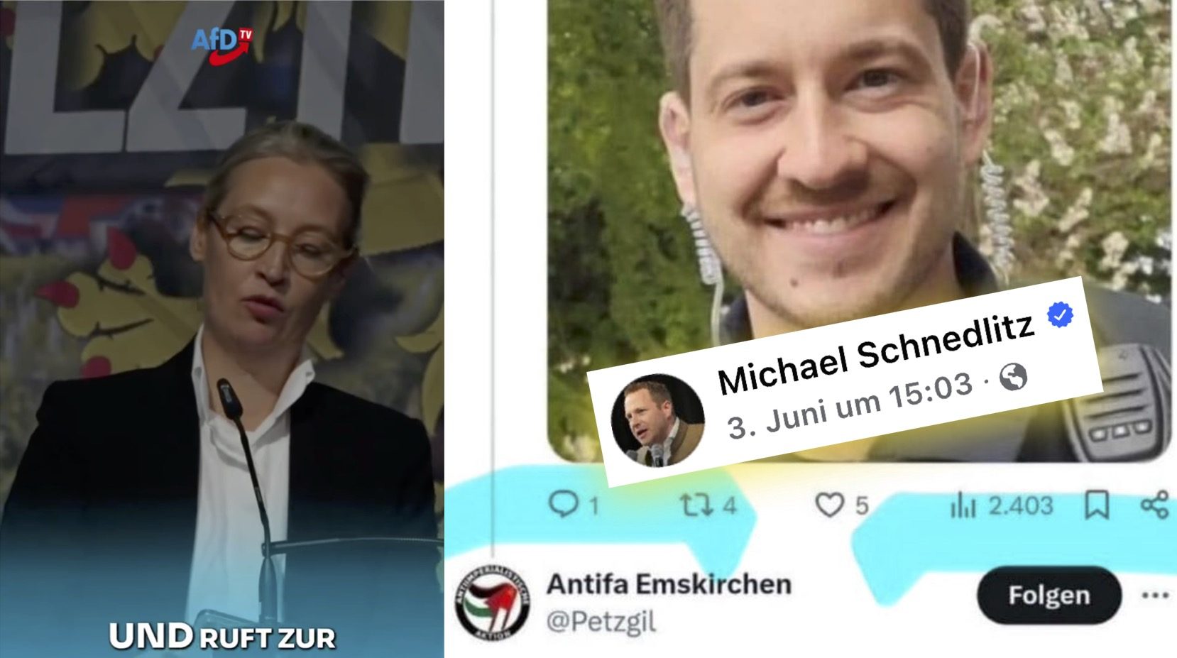 2x False Flag zu Mannheim: Weidel (AfD) & Schnedlitz (FPÖ)
