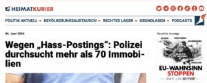 FPÖ bei Heimatkurier (Screenshot 6.6.24)