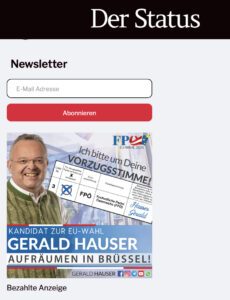 Hauser bei Status (Screenshot 6.6.24)