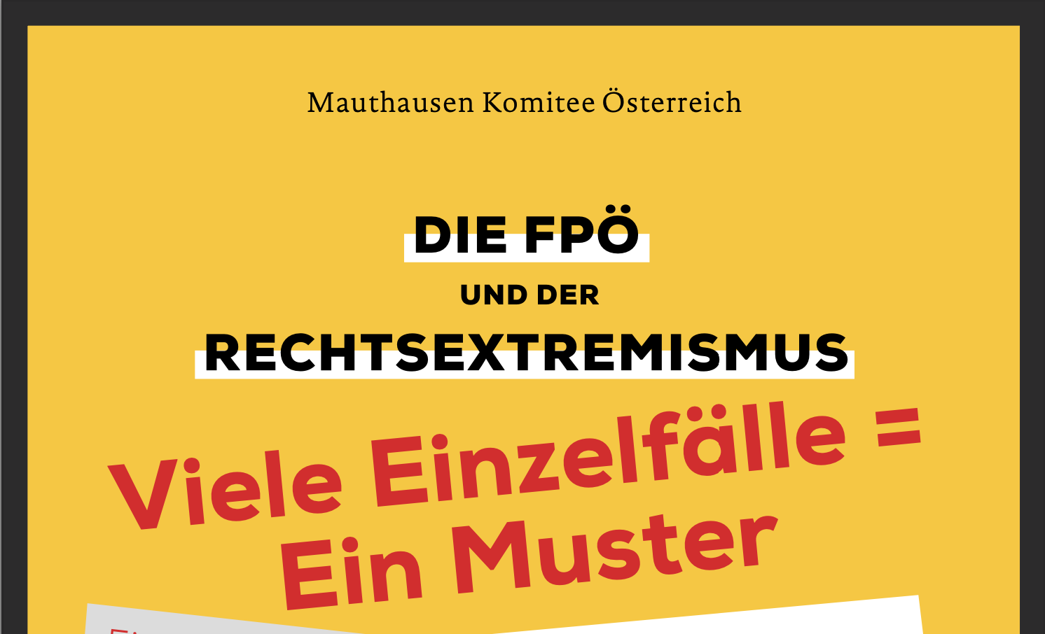 MKÖ-Broschüre "Einzelfälle und Serientäter"