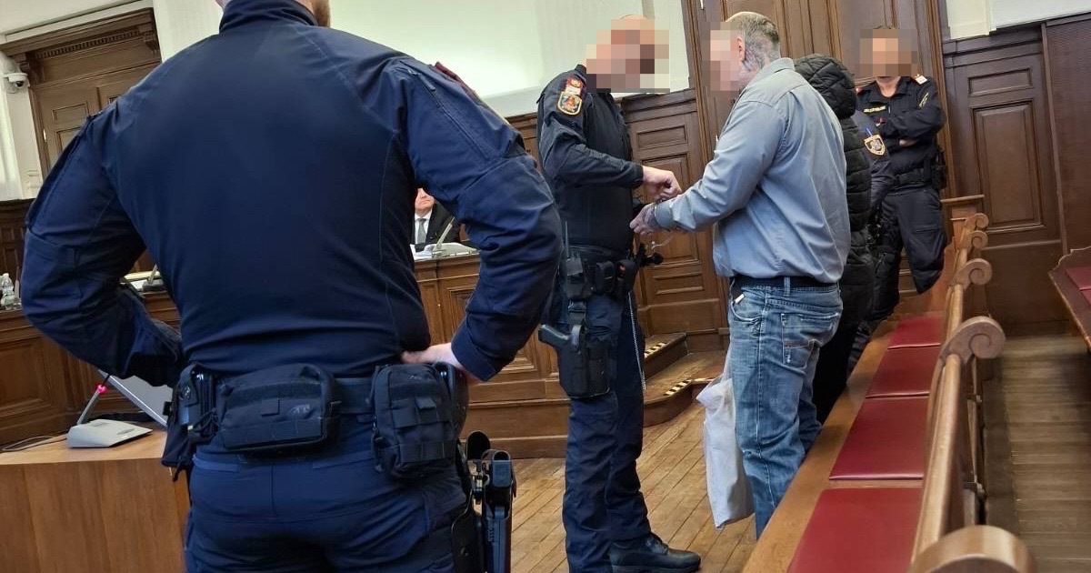Jürgen W. wird aus der Haft vorgeführt (© SdR)