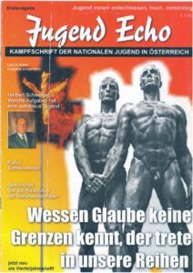 Titelblatt "Jugend Echo" Erstausgabe mit Abbildung Skulptur von Thorak