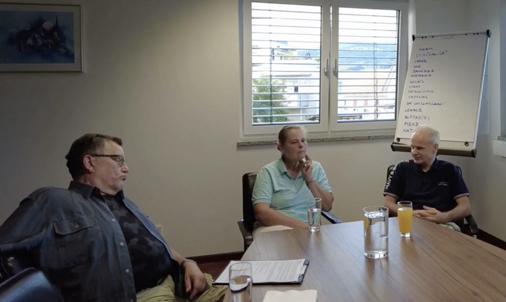 Talk mit Küssel, Rösch mit Gast (Screenshot YT 2.8.24)