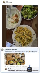 "Ro Bi" und Kommentar Gisela Offenbeck: Eiernockerl am 20.4.24