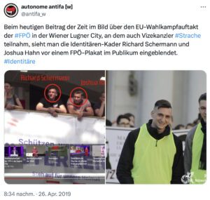 Hahn und Schermann bei FPÖ-Veranstaltung Lugner-City 26.4.19