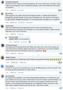 Wolfgang R Frechheit ist das, Warum diese Entscheidung. Wir sind in Österreich und diese Typen haben sich anzupassen was in Österreich passiert, wenn nicht sollen Sie nach Israel auswandern. 3 Wo. Marco F Peter I Die sollen besser ihre Klappen halten, vorallem der Deutsch. Schlachten gerade Kinder und Frauen in Palästina ab. Hier geht es nicht mehr um die Hamas Vergeltung sondern um eine Menschen Gruppe aus zu radieren. 3 Wo. Johann S Wenn die israelitische Kultusgemeinde nicht mit dem Vorsitzenden einer österreichischen Institution einverstanden ist, ist das deren Problem. Sollen halt das Geld dann auch nicht annehmen. 3 Wo. Christine H Johann S und auswandern 2 Wo. Wolfgang P Die sogenannte Kultusgemeinschaft finden den Weg nach Hause nicht traurig was sich diese Herren erlauben dürfen linke Hetzer vor dem Herrn zum fremd schämen dieser Verein das Pack soll lieber Österreich respektieren 3 Wo. Walter L Israel bestimmt in Österreich die Politik eine große Schande 3 Wo. Ernst S Ich hab für sowas kein Verständnis"wer hat für 30 Silberlinge den Christ verkauft" das ist heute genauso aktuell wie vor 2000 Jahren 3 Wo. Bernd Z Ich schätze den integeren und weisen Nationalratspräsidenten Dr. Rosenkranz sehr und schäme mich für die Juden in Österreich. Es hat sich wieder einmal bewiesen, sie können einfach keine Ruhe geben und setzen eine arrogante Handlung nach der anderen. Der sozialistische Bundeskanzler und Halbjude Kreisky hat schon in den 70er-Jahren gesagt "Einmal muss Schluß sein". Wie recht er hatte. 3 Wo.