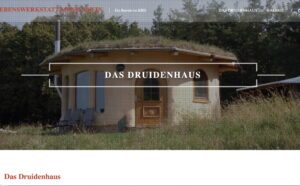 Website "Lebenswerkstatt Menschsein" mit dem Druidenhaus in der Steiermark: "Ein Betrieb im KRD"