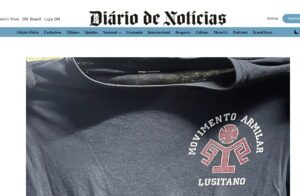 T-Shirts „Movimento Armilar Lusitano“ (Screenshot Diário de Notícias)