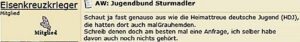 Thiazi-User Eisenkreuzkrieger zu "Sturmadler"