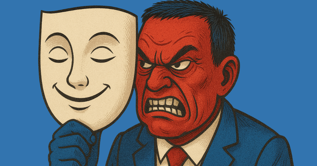 AfD-Maskerade (Symbolbild; KI-generiert)