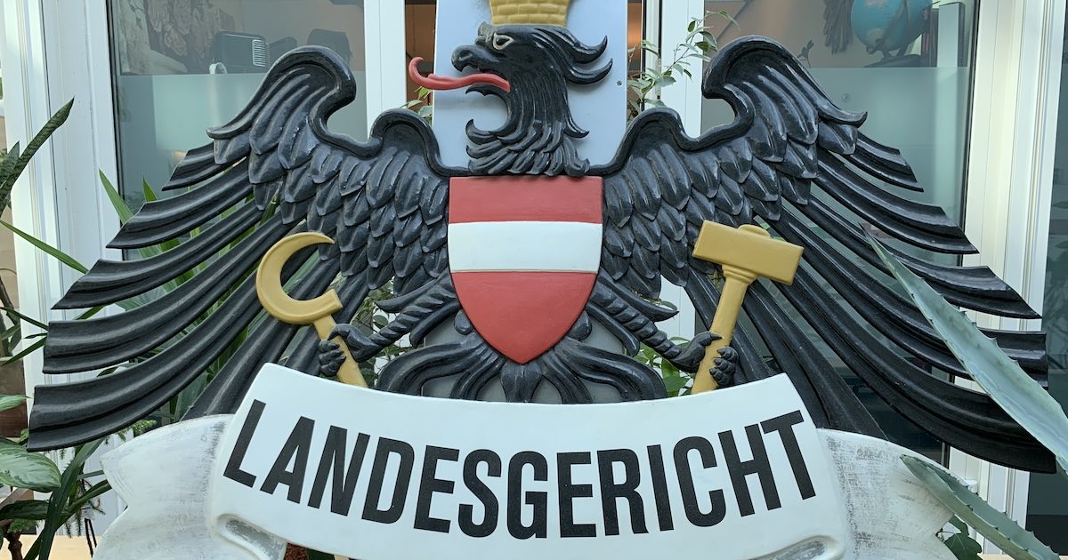 Im Inneren des Landesgerichts Korneuburg (© SdR)