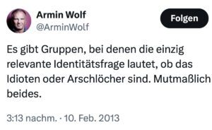 Tweet Armin Wolf 10.2.13